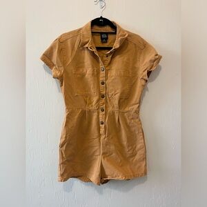 DENIM UTILITY ROMPER